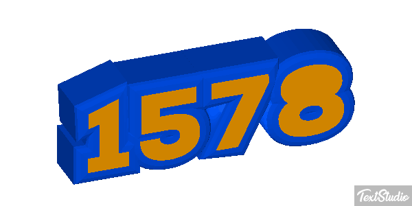1578 Text effect