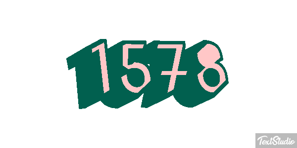 1578 Text effect