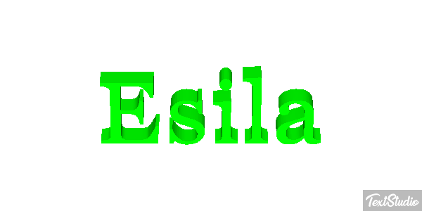 Esila Tekst effect