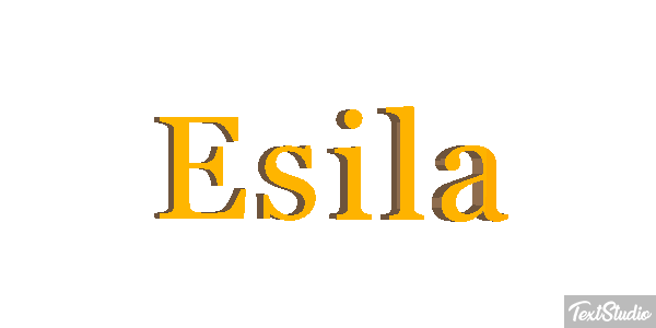 Esila Tekst effect