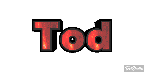 Tod Text effect