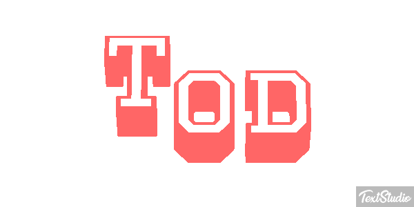Tod Text effect