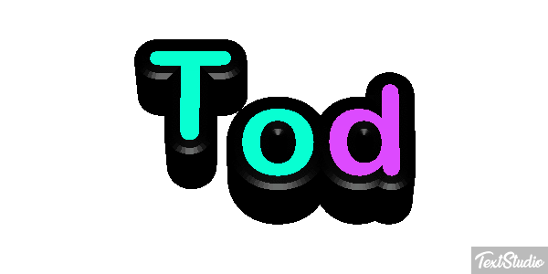 Tod Text effect
