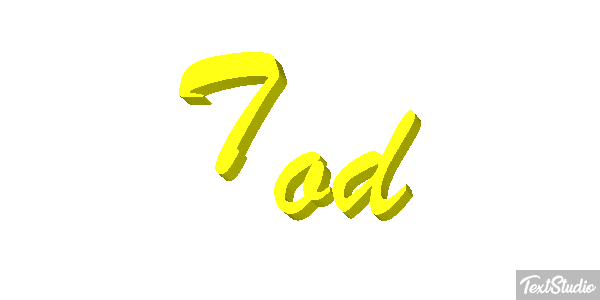 Tod Text effect