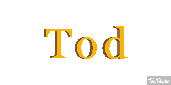 Tod Text effect