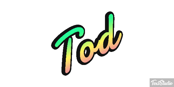 Tod Text effect