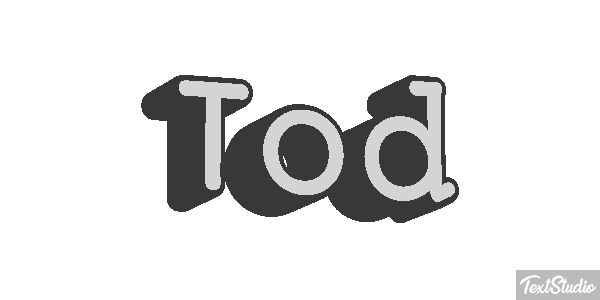 Tod Text effect