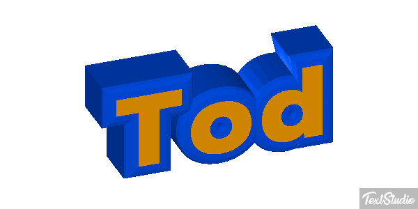 Tod Text effect