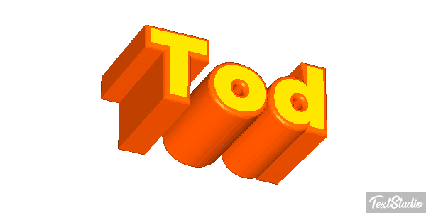 Tod Text effect