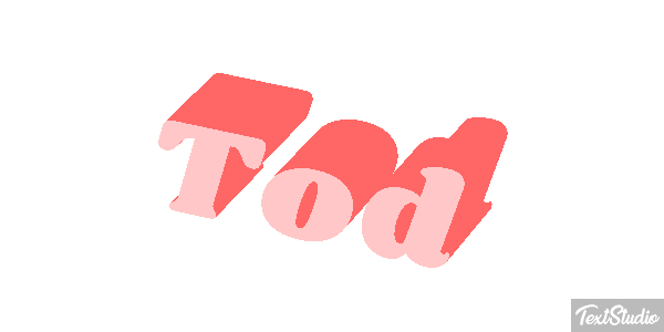 Tod Text effect