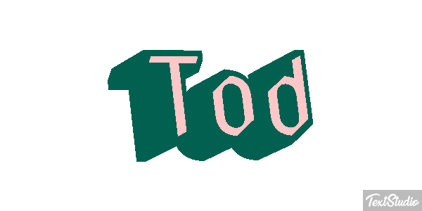 Tod Text effect
