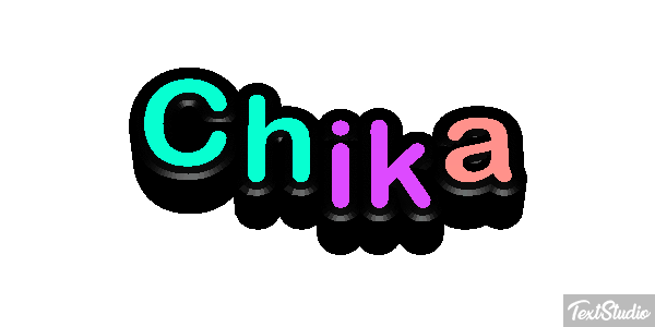 Chika Text effect