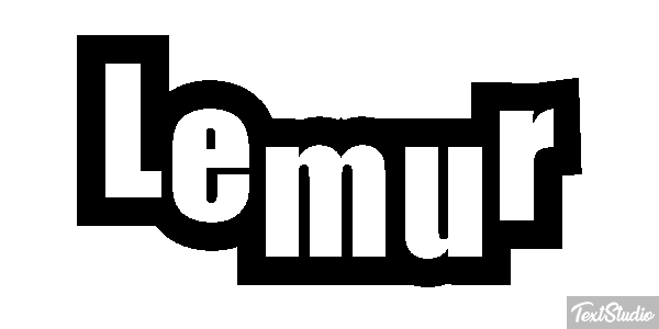 Lemur Effetto testo