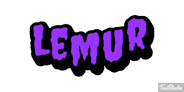 Lemur Effetto testo