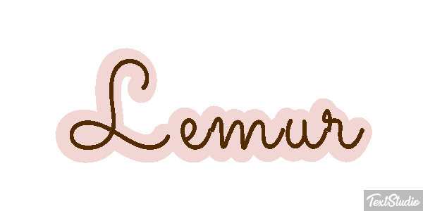 Lemur Effetto testo