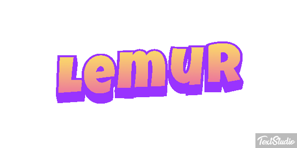 Lemur Effetto testo