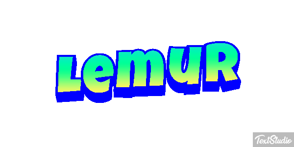 Lemur Effetto testo