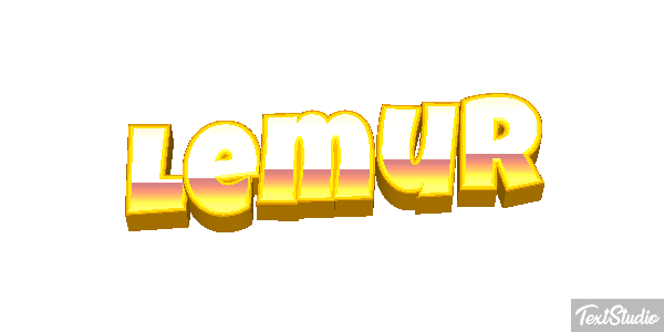 Lemur Effetto testo