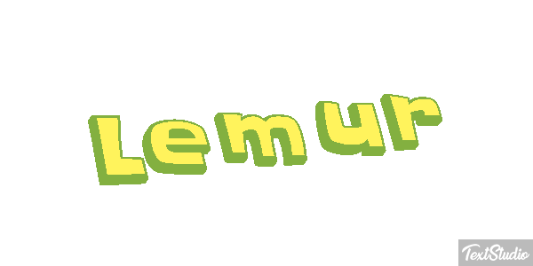 Lemur Effetto testo