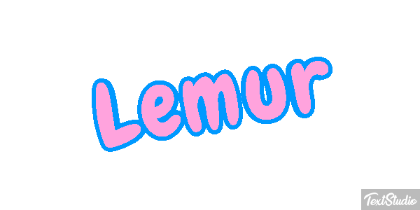 Lemur Effetto testo