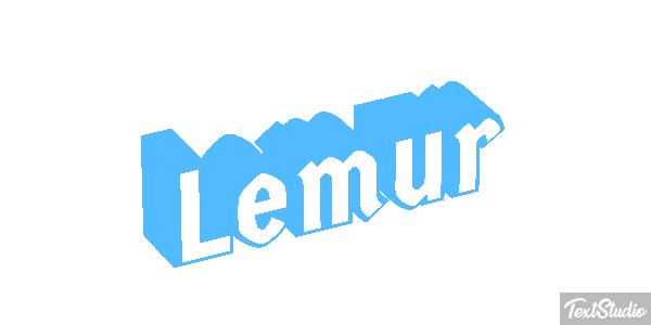 Lemur Effetto testo