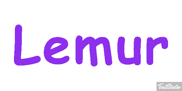 Lemur Effetto testo