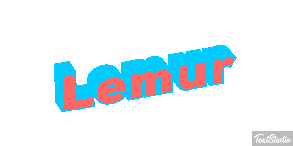 Lemur Effetto testo