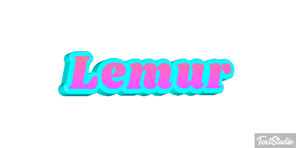 Lemur Effetto testo
