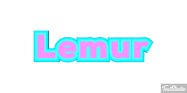 Lemur Effetto testo