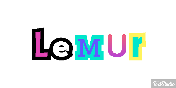 Lemur Effetto testo