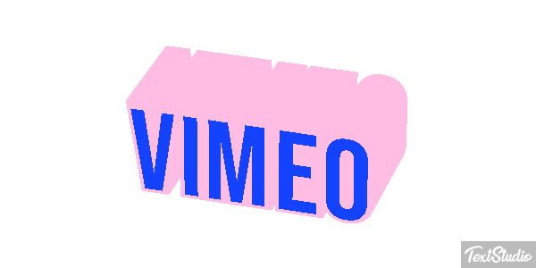 Vimeo Efecto de texto