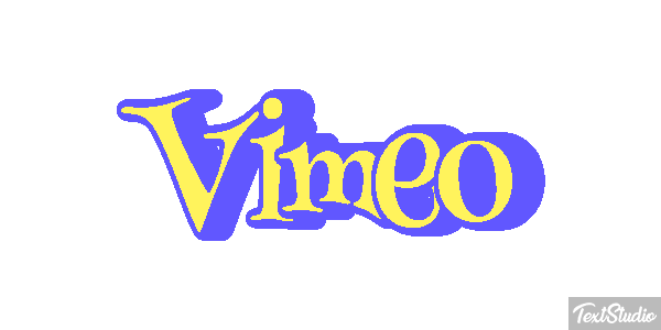 Vimeo Efecto de texto