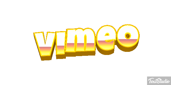 Vimeo Efecto de texto