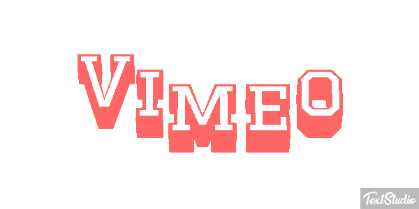 Vimeo Efecto de texto