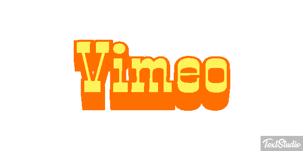 Vimeo Efecto de texto