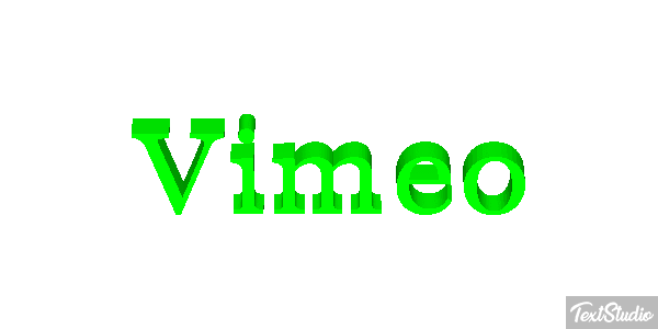 Vimeo Efecto de texto