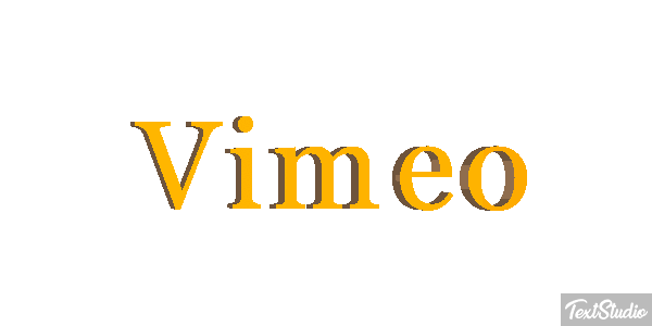 Vimeo Efecto de texto