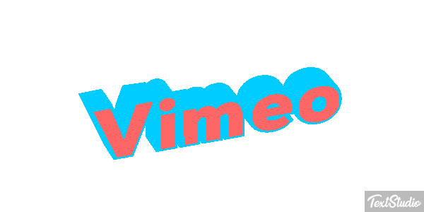 Vimeo Efecto de texto