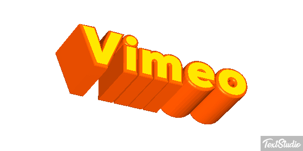 Vimeo Efecto de texto