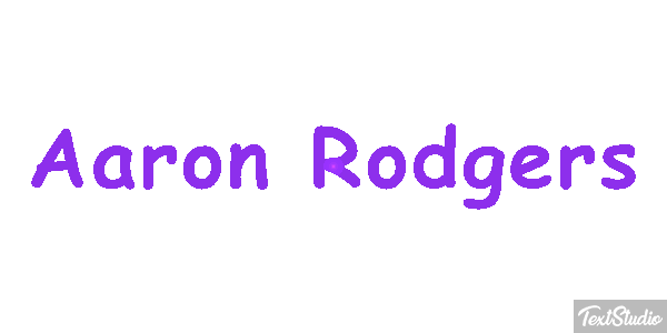 Aaron Rodgers Effetto testo