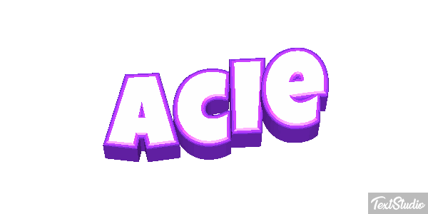 Acie Text effect