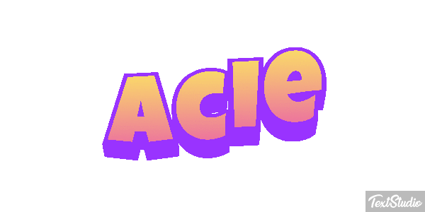 Acie Text effect