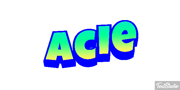 Acie Text effect