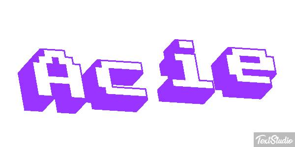 Acie Text effect