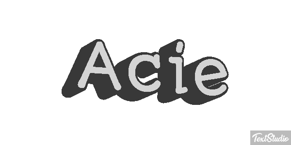 Acie Text effect