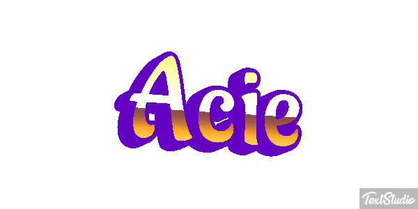 Acie Text effect