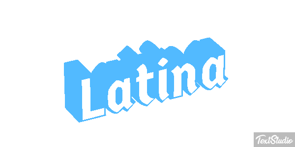 Latina Efecto de texto