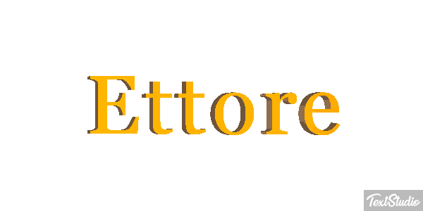 Ettore Text effect