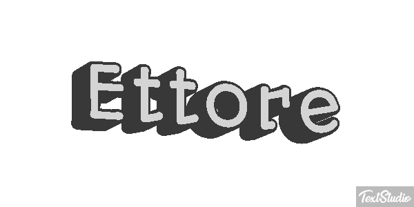 Ettore Text effect