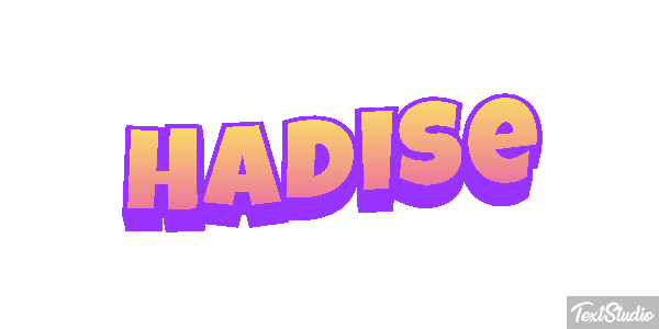 Hadise Efekt tekstowy